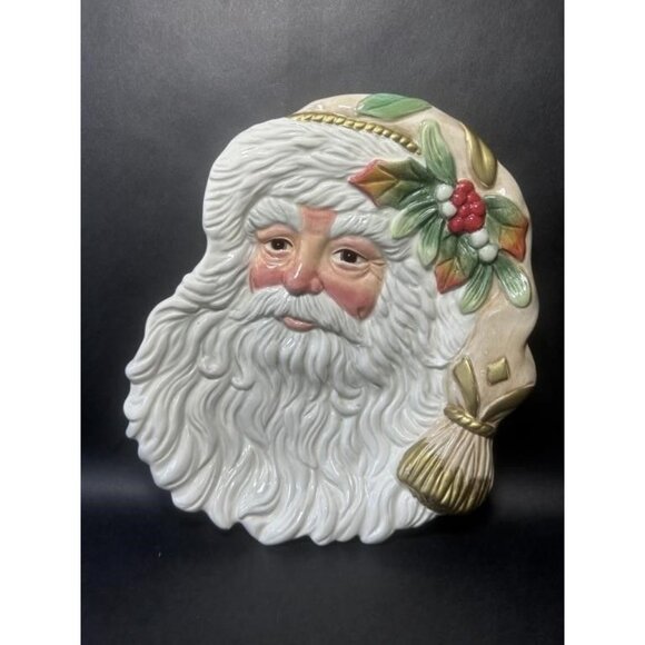 Fitz and Floyd Christmas Canapé Plate - Winter Wonderland - Picture 2 of 4